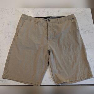 Volcom Men's Tan Flat Front Shorts